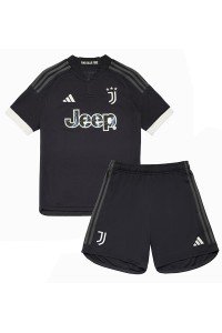 Fotbalové Dres Juventus Dětské Třetí Oblečení 2023-24 Krátký Rukáv (+ trenýrky)